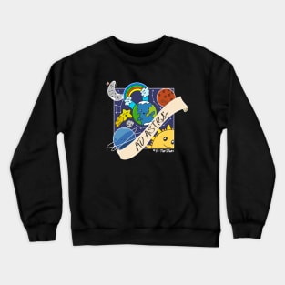 ad astra (black) Crewneck Sweatshirt